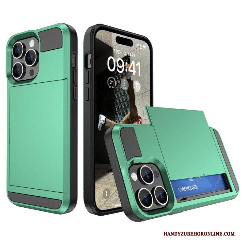 Cover iPhone 15 Plus Portacarte Con Cerniera