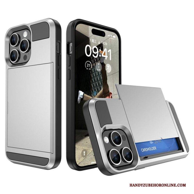 Cover iPhone 15 Plus Portacarte Con Cerniera