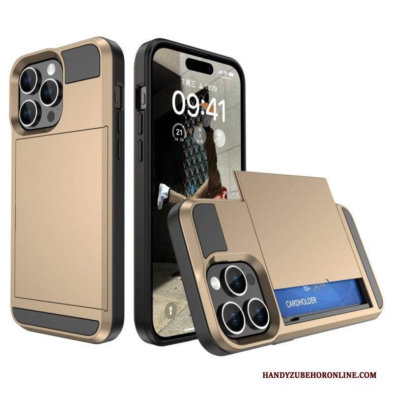 Cover iPhone 15 Plus Portacarte Con Cerniera