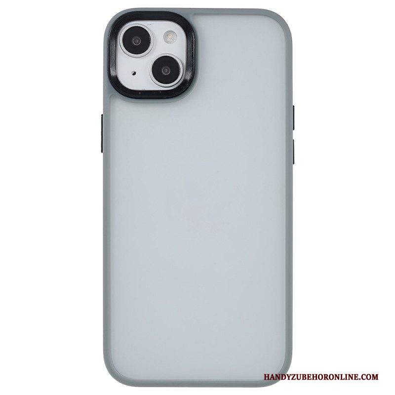 Cover iPhone 15 Plus Retro In Acrilico E Bordi In Silicone