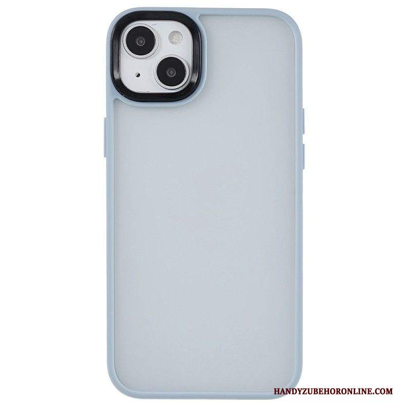 Cover iPhone 15 Plus Retro In Acrilico E Bordi In Silicone