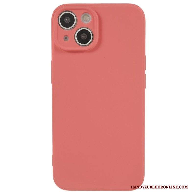 Cover iPhone 15 Plus Silicone Pastello E Microfibra