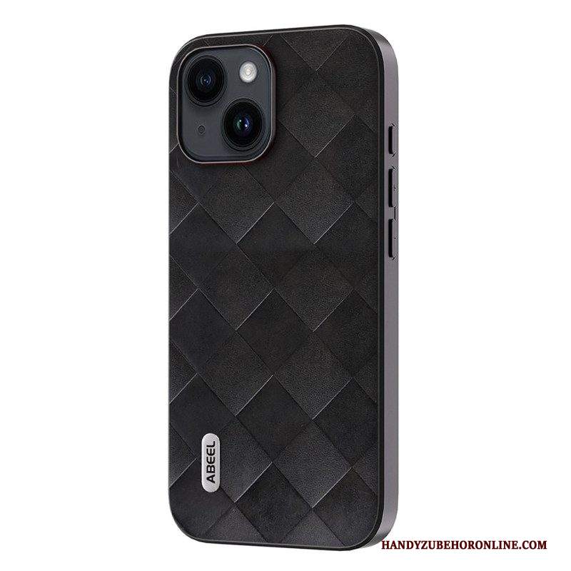 Cover iPhone 15 Plus Stile Tessuto Abeel