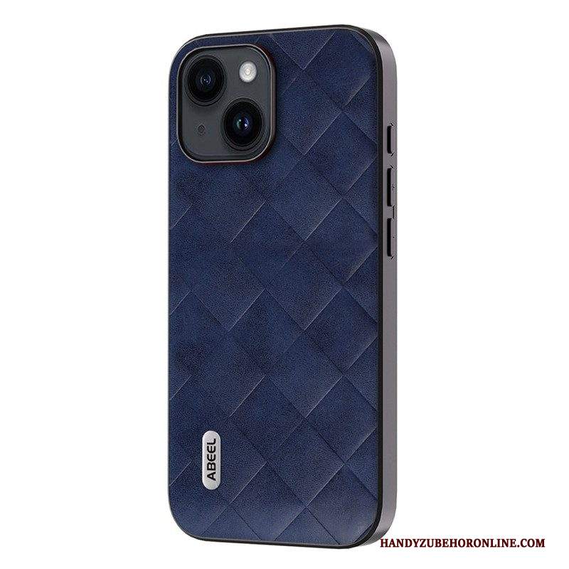 Cover iPhone 15 Plus Stile Tessuto Abeel