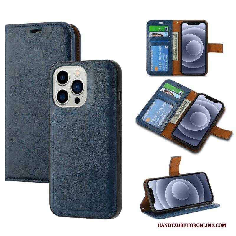 Cover iPhone 15 Plus Stile Vintage Con Scocca Staccabile