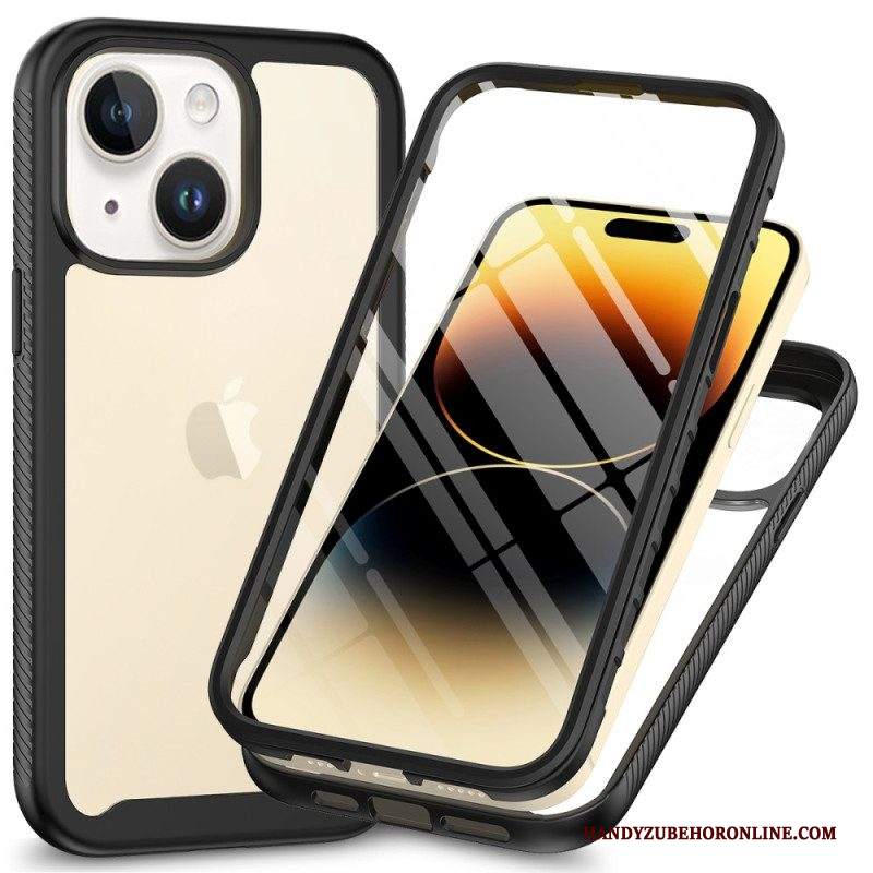 Cover iPhone 15 Plus Trasparente Con Pellicola Per Schermo