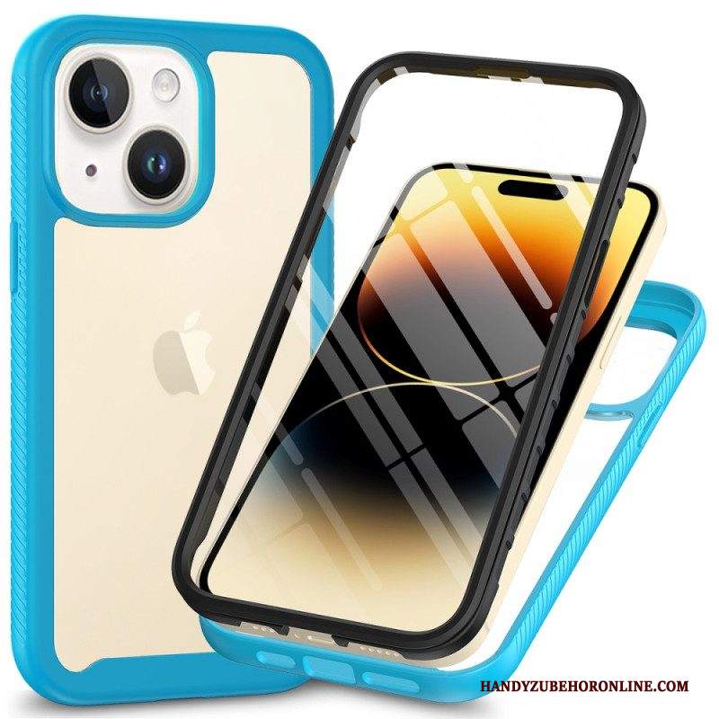 Cover iPhone 15 Plus Trasparente Con Pellicola Per Schermo