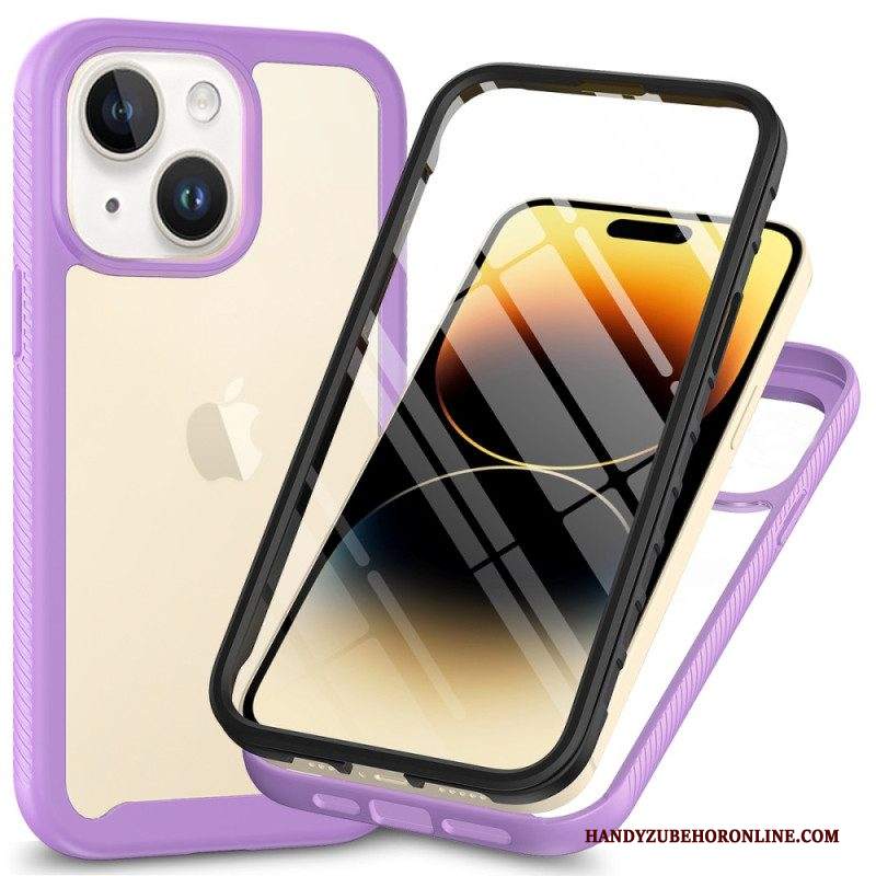 Cover iPhone 15 Plus Trasparente Con Pellicola Per Schermo