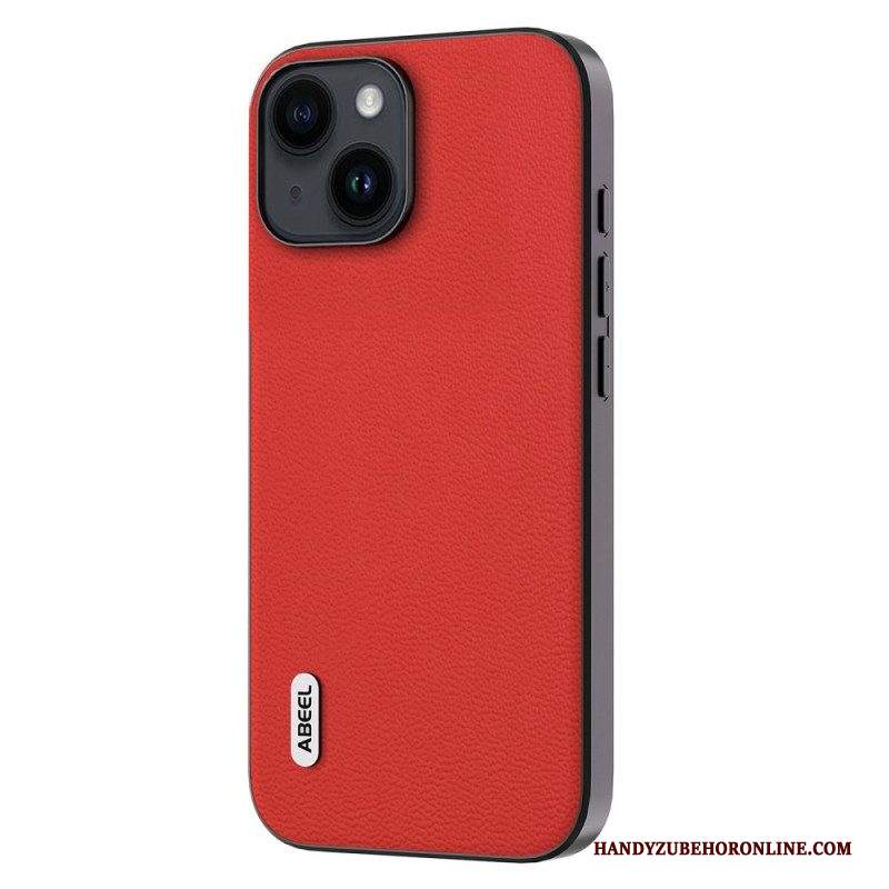 Cover iPhone 15 Plus Vera Pelle Abeel