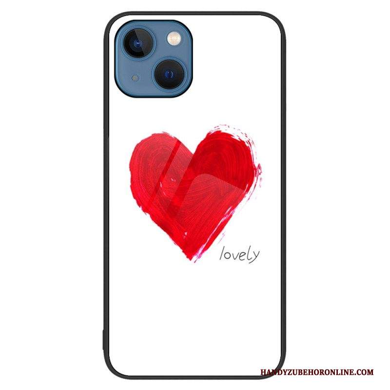 Cover iPhone 15 Plus Vetro Temperato A Cuore