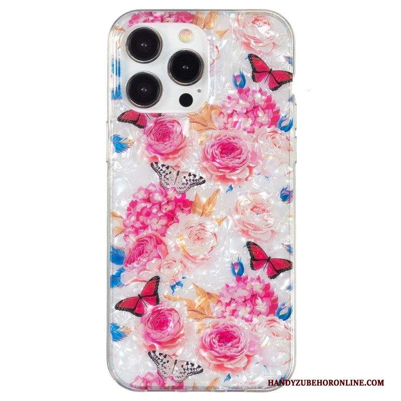 Cover iPhone 15 Pro Floreale