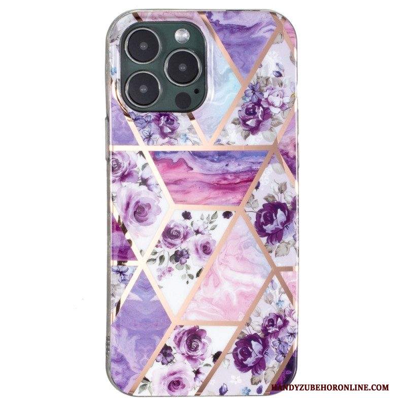 Cover iPhone 15 Pro Marmo Floreale