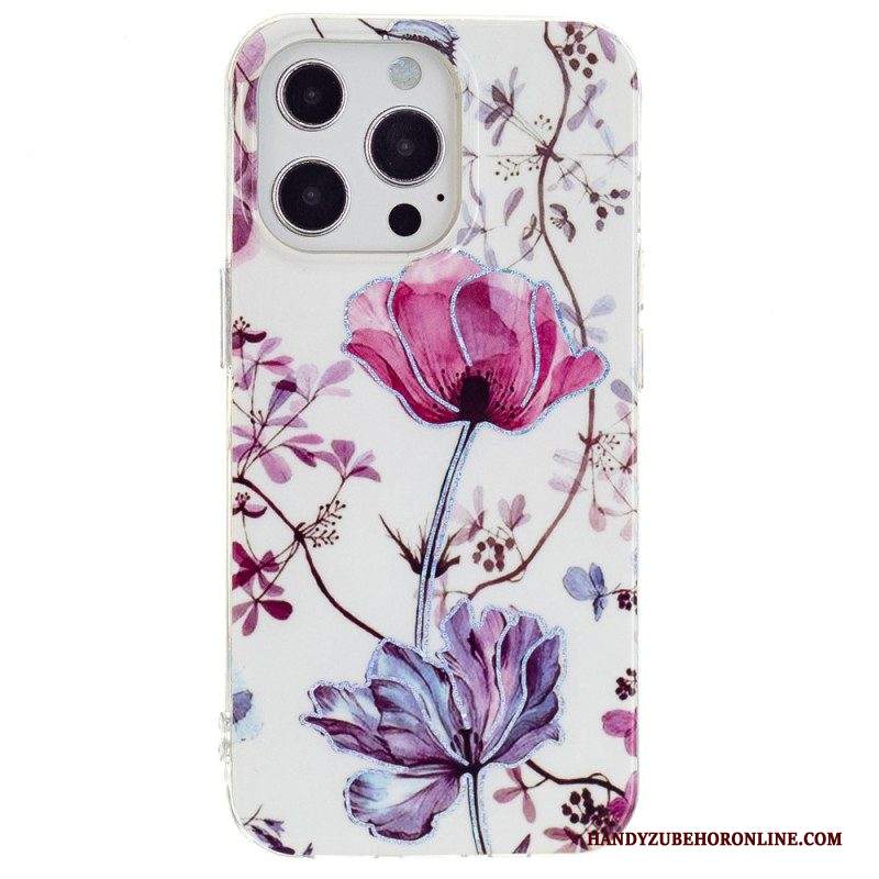 Cover iPhone 15 Pro Marmo Floreale