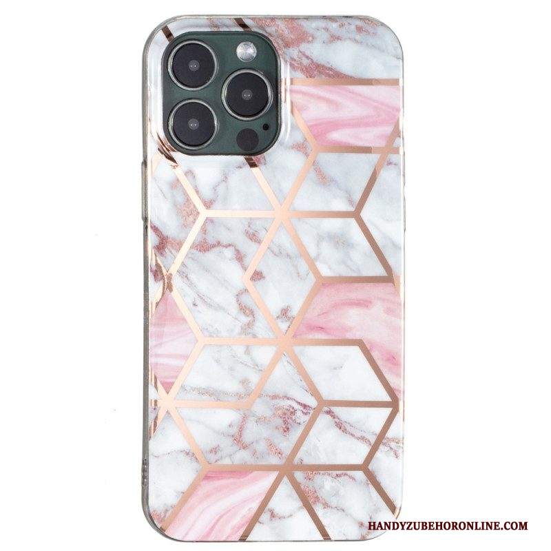 Cover iPhone 15 Pro Marmo Geometrico