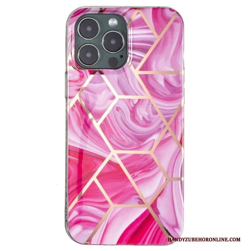 Cover iPhone 15 Pro Marmo Geometrico