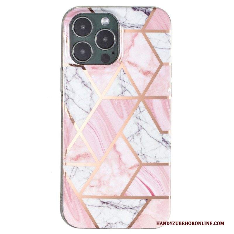 Cover iPhone 15 Pro Marmo Geometrico