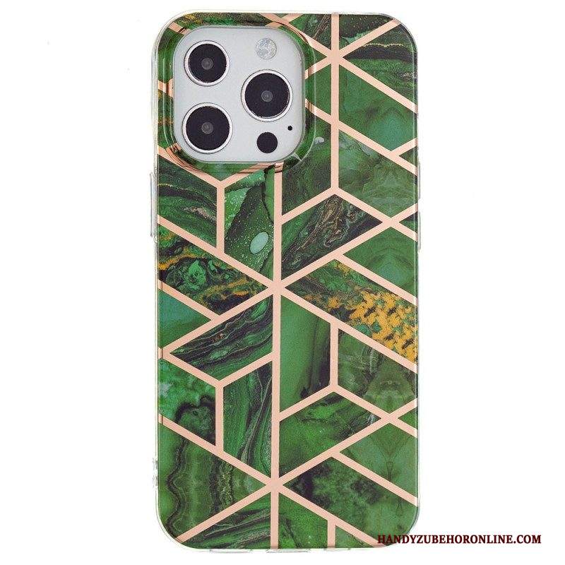 Cover iPhone 15 Pro Marmo Geometrico