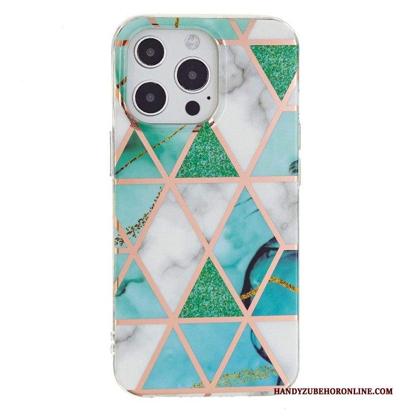 Cover iPhone 15 Pro Marmo Geometrico