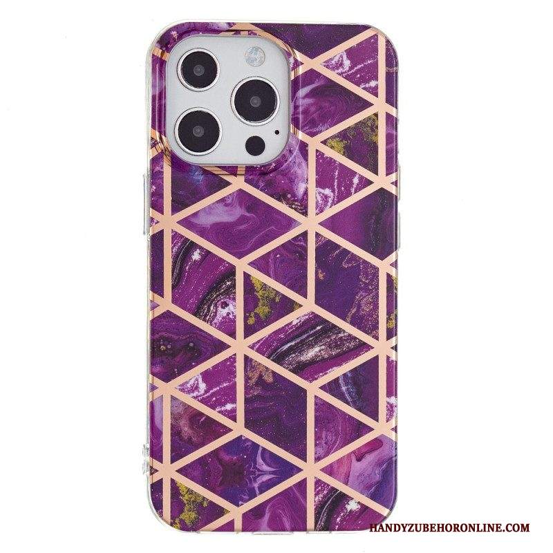 Cover iPhone 15 Pro Marmo Geometrico