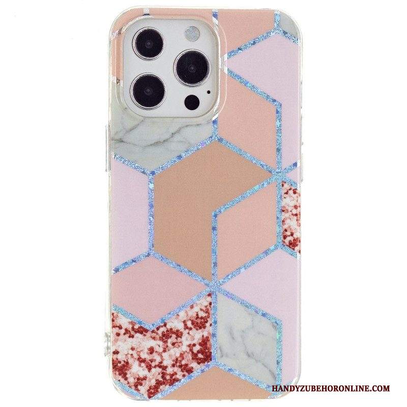 Cover iPhone 15 Pro Marmo Geometrico