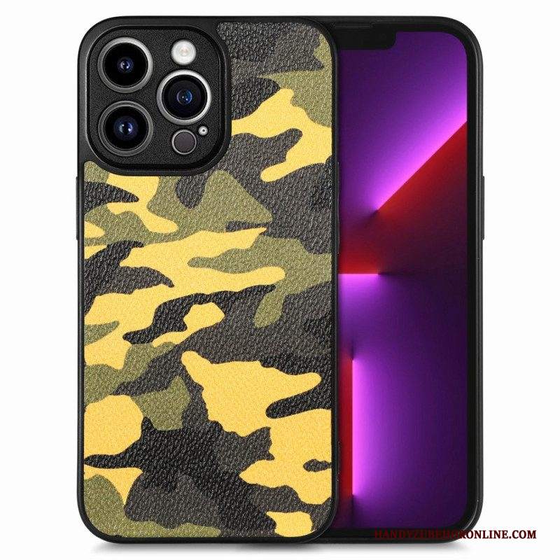 Cover iPhone 15 Pro Max Mimetica Militare