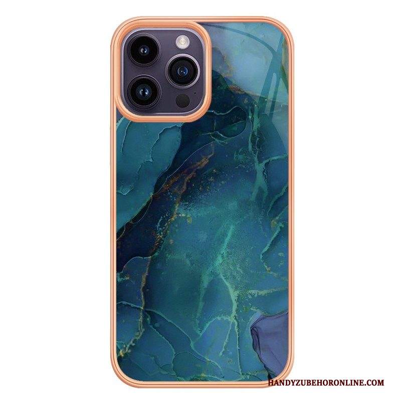 Cover iPhone 15 Pro Max Stile Marmorizzato