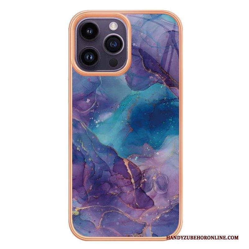 Cover iPhone 15 Pro Max Stile Marmorizzato