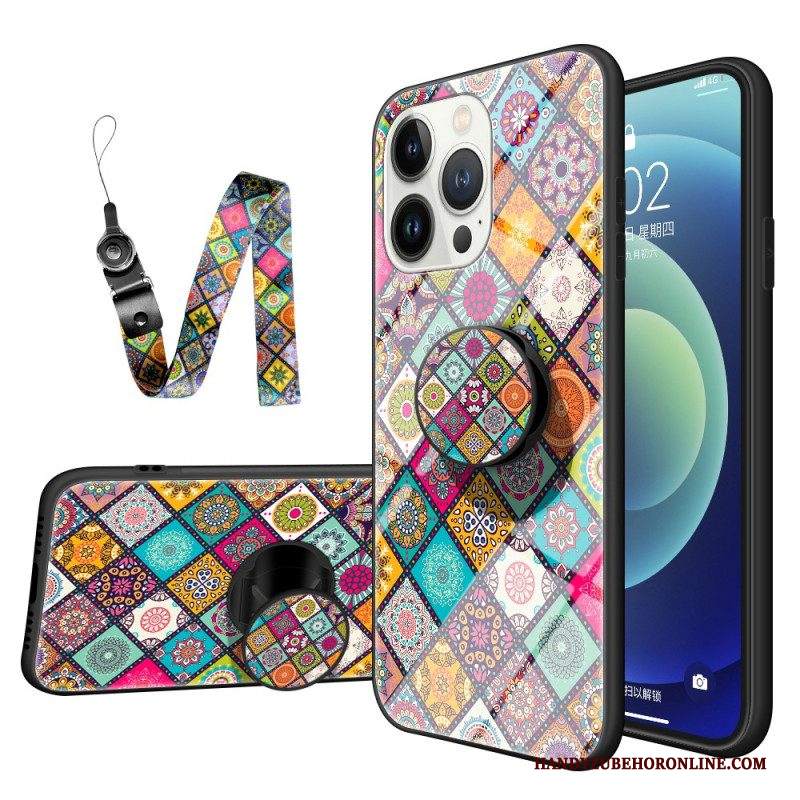 Cover iPhone 15 Pro Patchwork