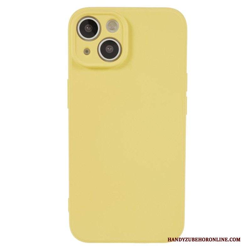 Cover iPhone 15 Silicone E Microfibra