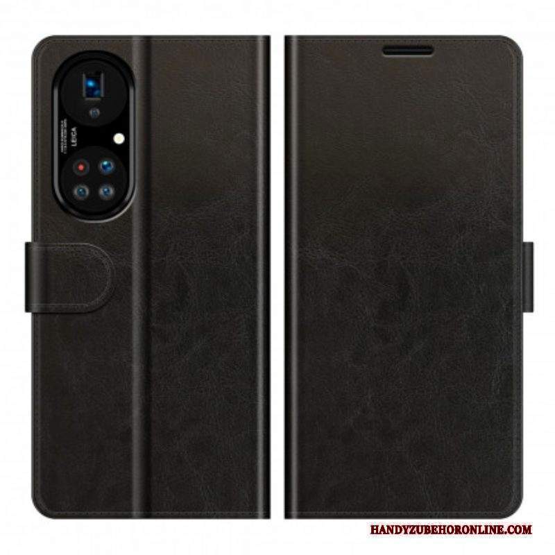 Custodia A Portafoglio Huawei P50 Pro Design In Pelle Stile