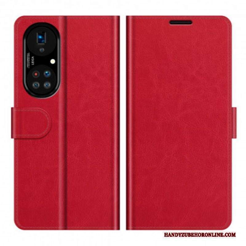 Custodia A Portafoglio Huawei P50 Pro Design In Pelle Stile