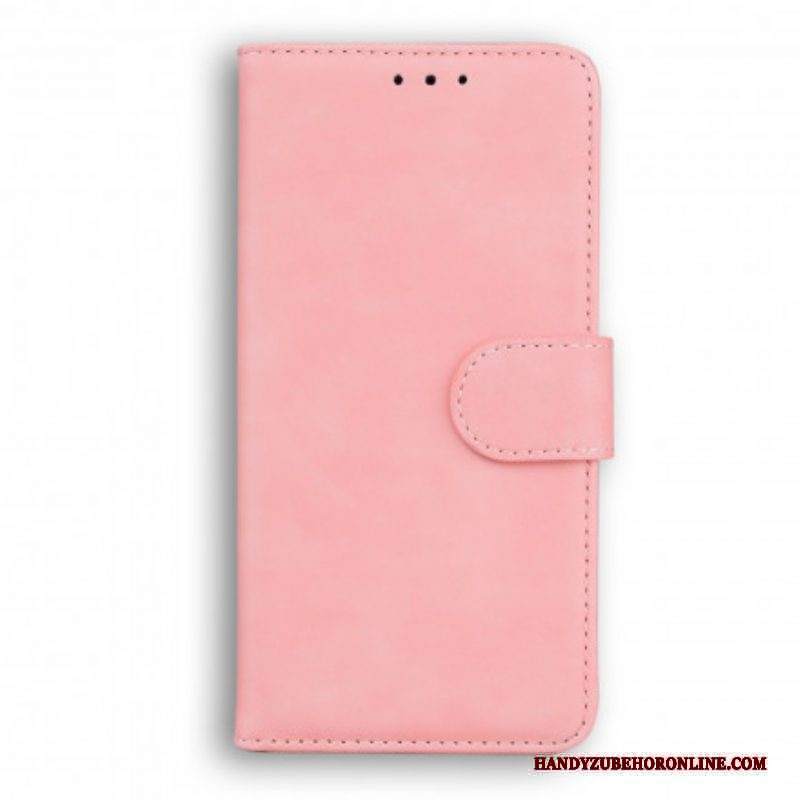 Custodia A Portafoglio Huawei P50 Stile Vintage In Pelle Couture