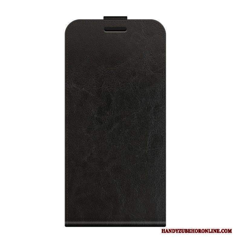 Custodia A Portafoglio Motorola Edge 20 Pro Folio Cover Ribalta Verticale Effetto Pelle