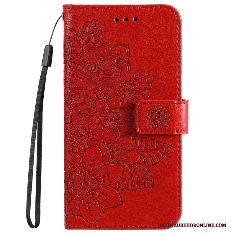 Custodia A Portafoglio Samsung Galaxy A53 5G Fiore Mandala