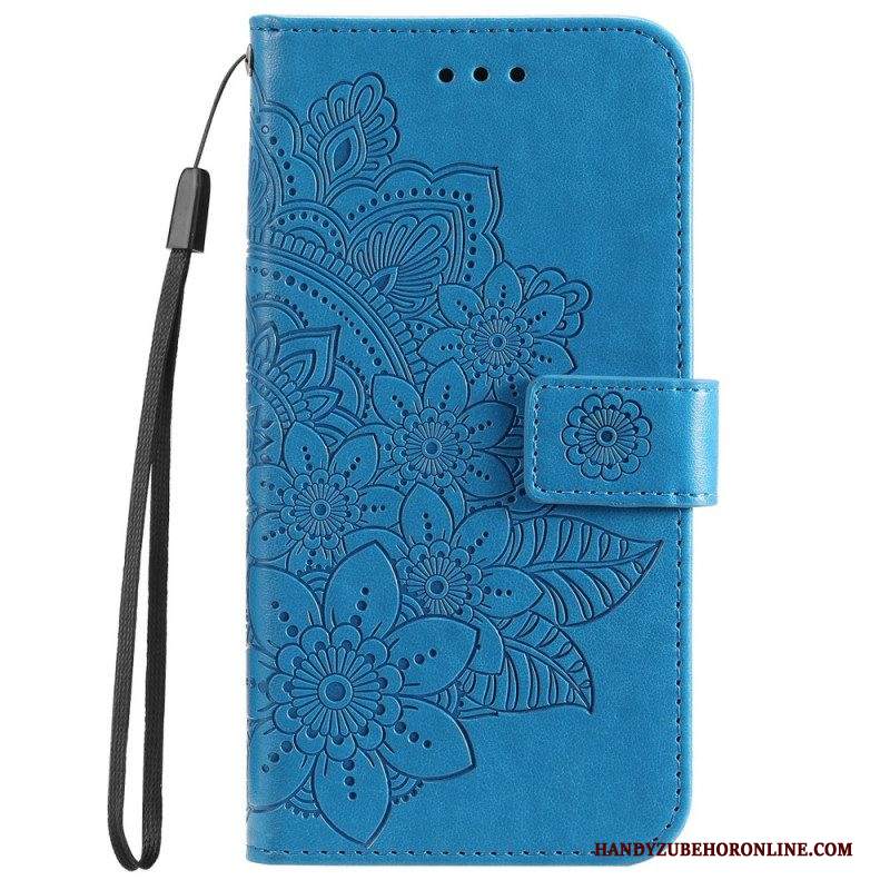 Custodia A Portafoglio Samsung Galaxy A53 5G Fiore Mandala