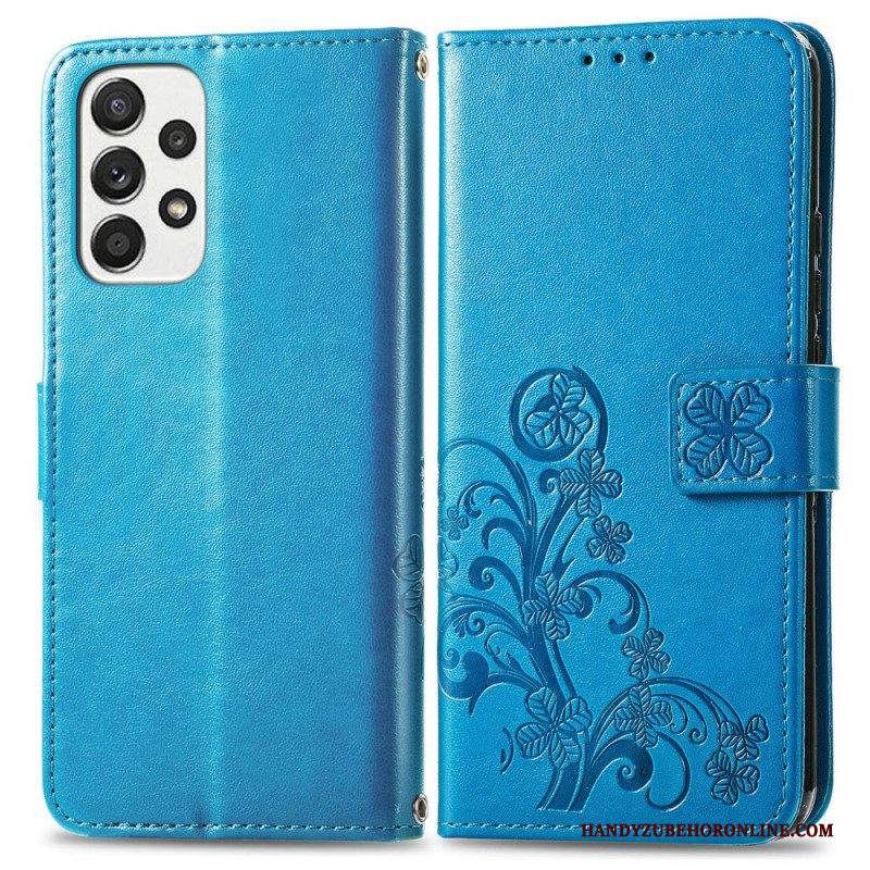 Custodia A Portafoglio Samsung Galaxy M53 5G Quadrifoglio