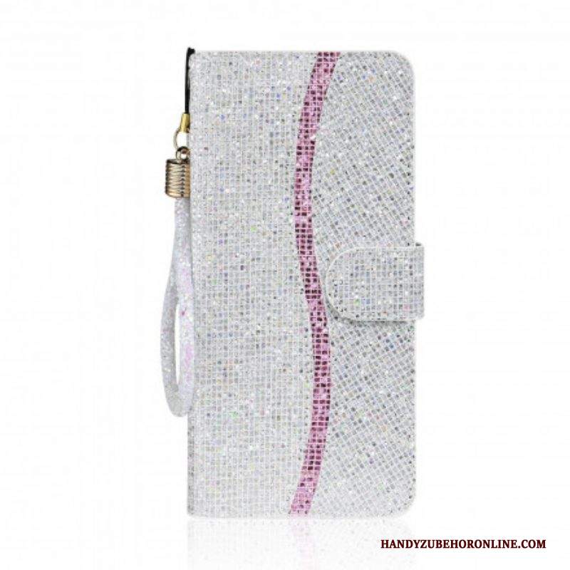 Custodia A Portafoglio Samsung Galaxy S21 Plus 5G Design A S Con Paillettes