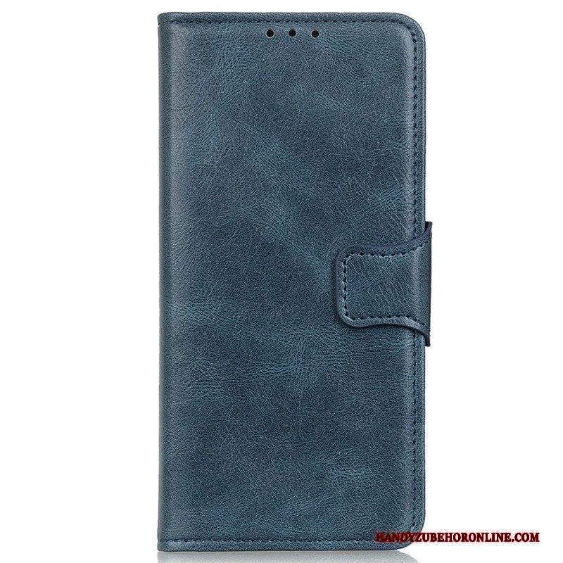 Custodia A Portafoglio Xiaomi Redmi Note 11 / 11S Chiusura Reversibile Effetto Pelle