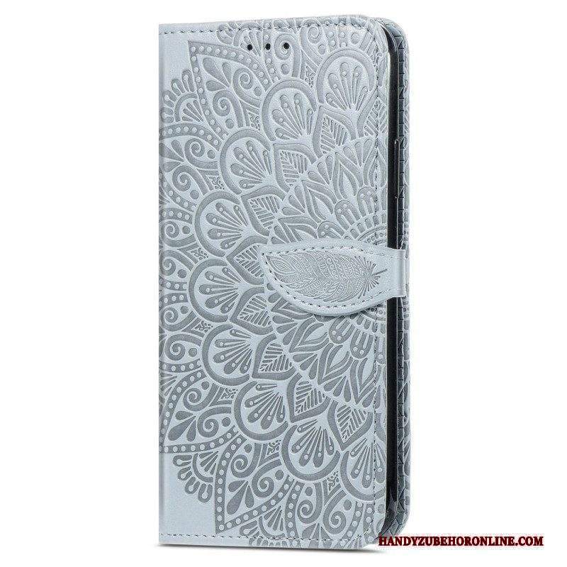 Custodia A Portafoglio Xiaomi Redmi Note 11 / 11S Foglie Tribali