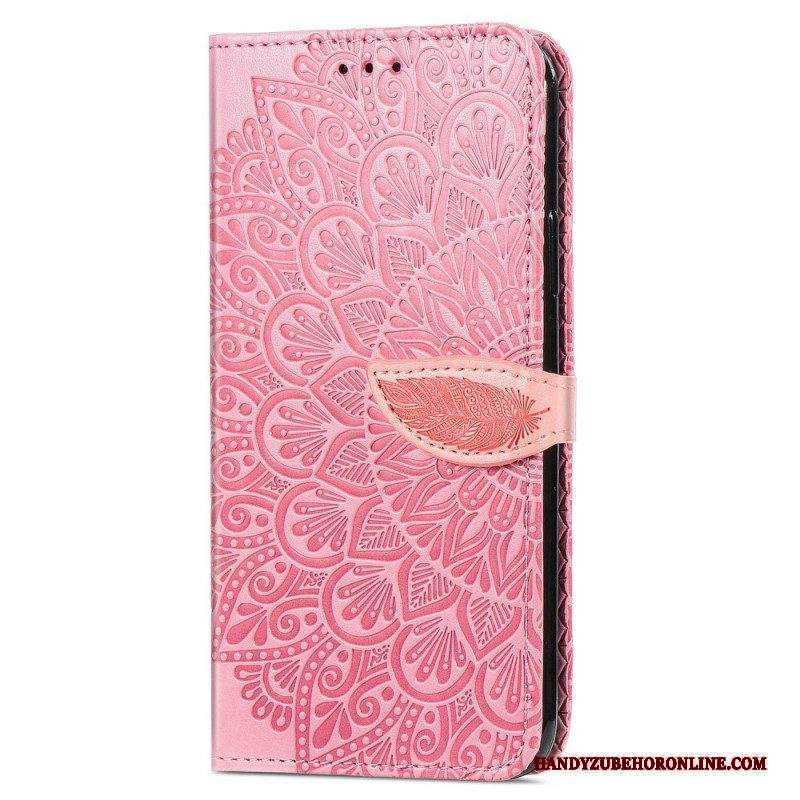 Custodia A Portafoglio Xiaomi Redmi Note 11 / 11S Foglie Tribali