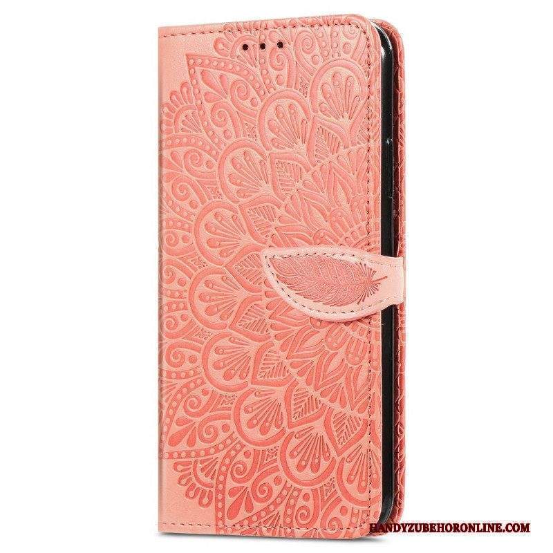 Custodia A Portafoglio Xiaomi Redmi Note 11 / 11S Foglie Tribali