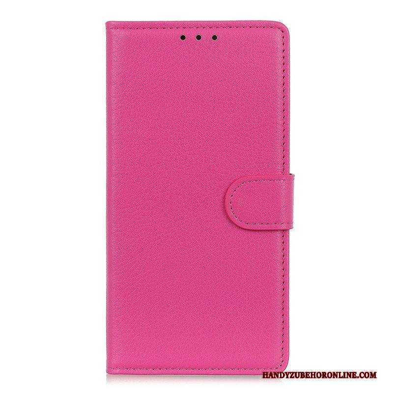 Custodia A Portafoglio Xiaomi Redmi Note 11 Pro / 11 Pro 5G Ecopelle Tradizionale Litchi