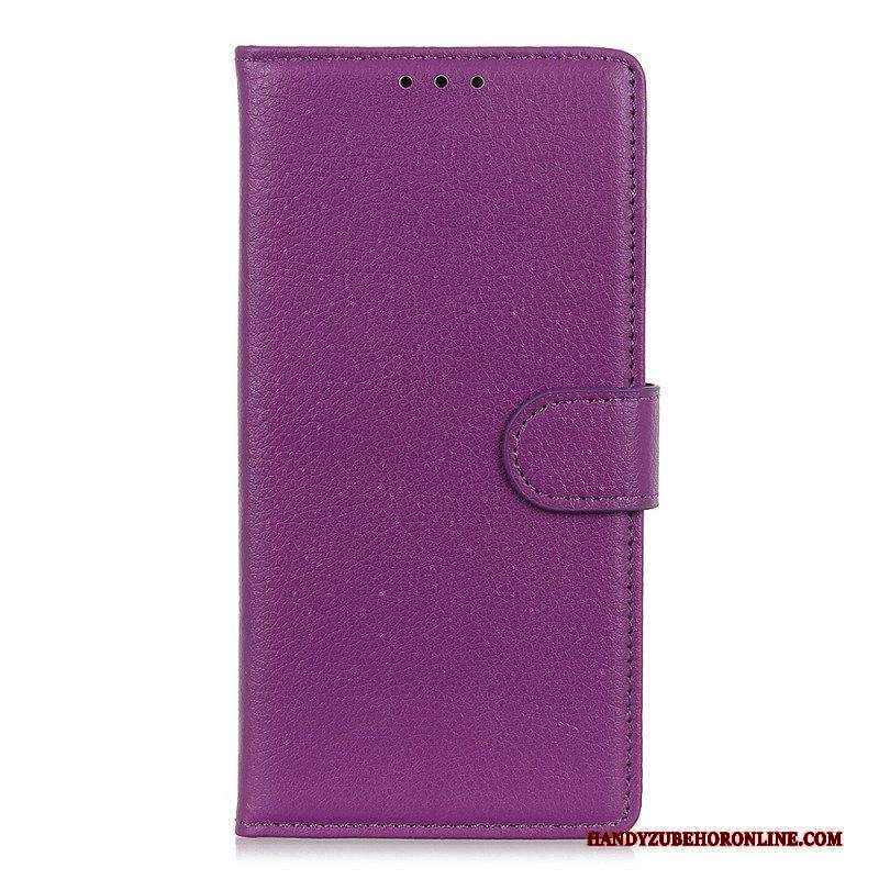 Custodia A Portafoglio Xiaomi Redmi Note 11 Pro / 11 Pro 5G Ecopelle Tradizionale Litchi