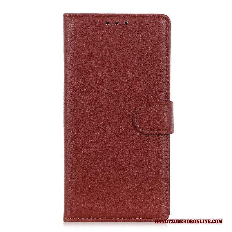 Custodia A Portafoglio Xiaomi Redmi Note 11 Pro / 11 Pro 5G Ecopelle Tradizionale Litchi