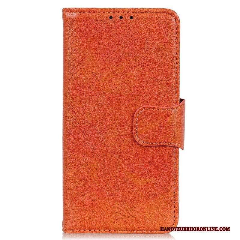 Custodia A Portafoglio Xiaomi Redmi Note 12 4G Crosta Di Nappa