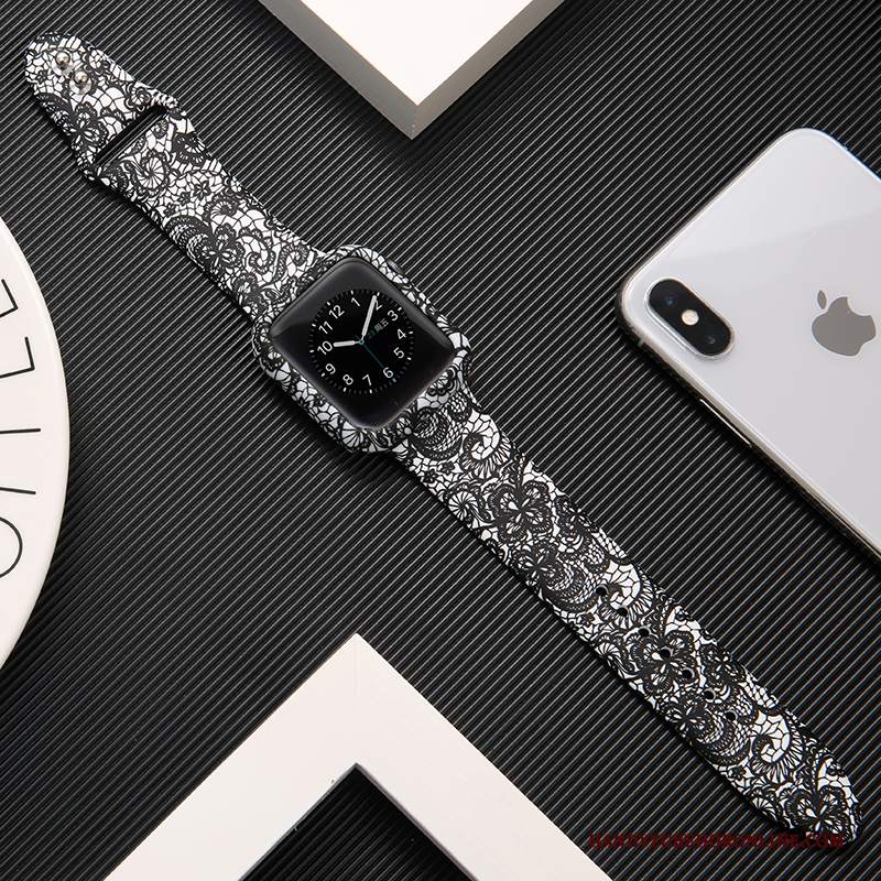 Custodia Apple Watch Series 1 Protezione Stampa Tendenza, Cover Apple Watch Series 1 Creativo Tutto Incluso Rosa