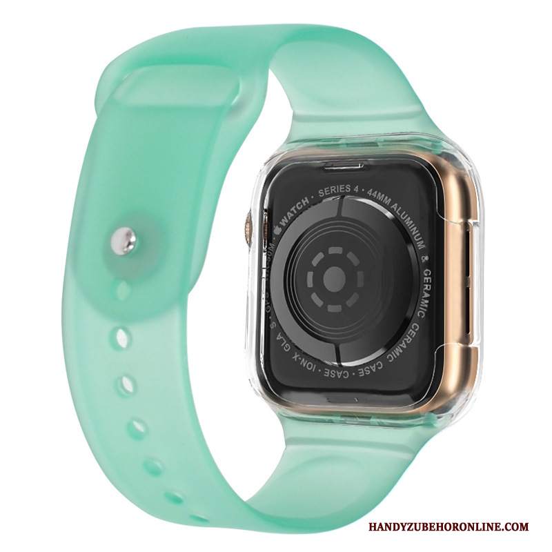 Custodia Apple Watch Series 1 Silicone Bicolore Verde, Cover Apple Watch Series 1 Protezione Sportivo Pu