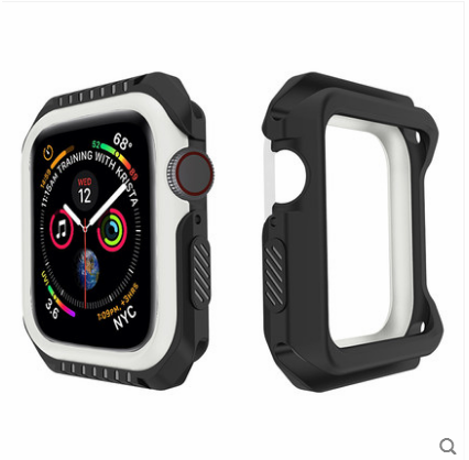 Custodia Apple Watch Series 1 Silicone Blu Anti-caduta, Cover Apple Watch Series 1 Protezione Telaio