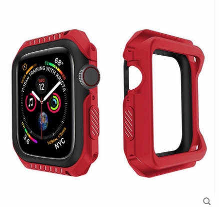 Custodia Apple Watch Series 1 Silicone Blu Anti-caduta, Cover Apple Watch Series 1 Protezione Telaio