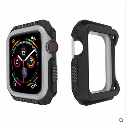 Custodia Apple Watch Series 1 Silicone Blu Anti-caduta, Cover Apple Watch Series 1 Protezione Telaio